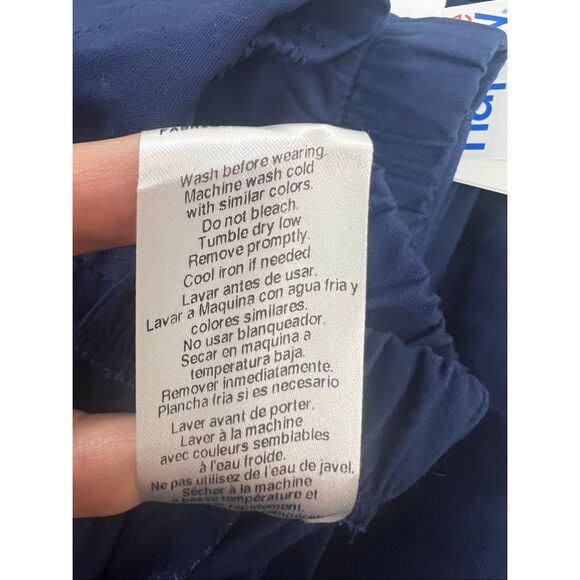 Code Happy Women Mid Rise Moderate Flare Drawstring Scrub Pant 3XL Blue 46002AP - Picture 9 of 10